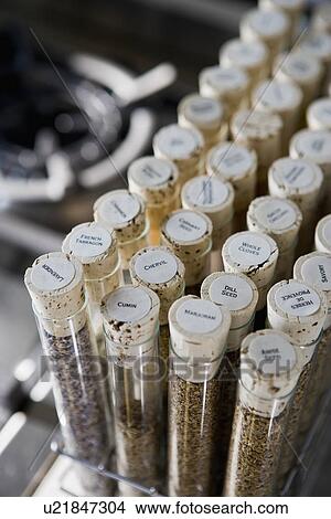 Picture - Detail spices in spice rack. Fotosearch