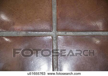 Stock Image - Detail terra cotta tile; Irvine; California; USA. Fotosearch