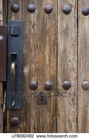 Doorknob and keyhole of old wooden door; Hollywood; California; USA View Large Photo Image Stock Image - Doorknob and keyhole of old wooden door; Hollywood; California; USA. Fotosearch