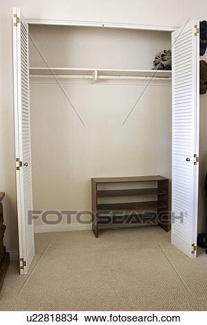 Empty closet in a room, San Diego, California, United States of America View Large Photo Image Picture - Empty closet in a room, San Diego, California, United States of America. Fotosearch