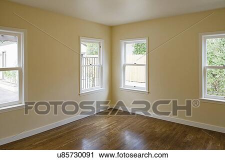 Empty room with hardwood floor, Pasadena, California, USA View Large Photo Image Stock Image - Empty room with hardwood floor, Pasadena, California, USA. Fotosearch