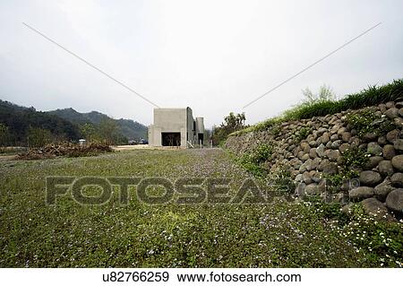 Exterior modern home under construction View Large Photo Image Stock Photo - Exterior modern home under construction. Fotosearch