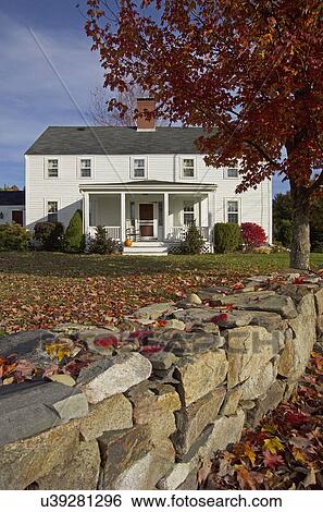 Stock Photograph - Exterior of single family home. Fotosearch