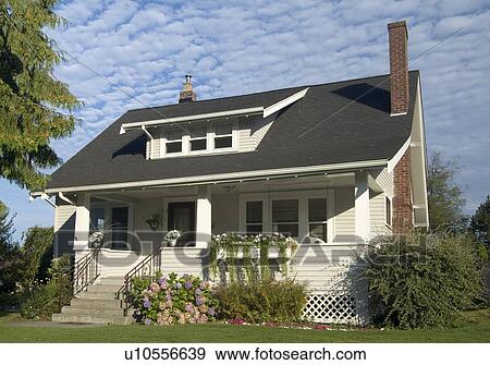 Exterior two story brown house with black roof at Bellingham; Washington; USA View Large Photo Image Stock Photo - Exterior two story brown house with black roof at Bellingham; Washington; USA. Fotosearch