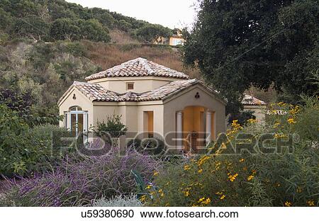 Exterior view of a guest house; Monterey; California; USA View Large Photo Image Stock Image - Exterior view of a guest house; Monterey; California; USA. Fotosearch