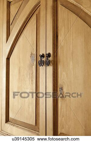 Front of wooden cabinet; Burbank; California; USA View Large Photo Image Stock Photography - Front of wooden cabinet; Burbank; California; USA. Fotosearch