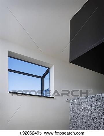 Stock Photography - Garden window in modern home. Fotosearch