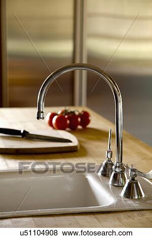 Gooseneck faucet; Carpinteria; California; USA View Large Photo Image Stock Photo - Gooseneck faucet; Carpinteria; California; USA. Fotosearch
