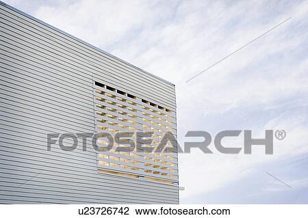 Stock Image - High section of modern residential building, San Diego, California, USA. Fotosearch