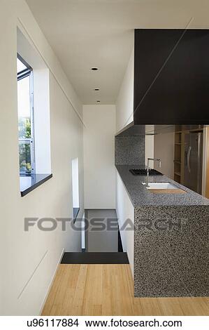 Interior Of Modern Kitchen With Granite Countertop San Diego