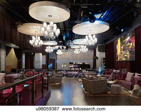 Lounge area in a modern nightclub. View Large Photo Image Stock Photo - Lounge area in a modern nightclub.. Fotosearch