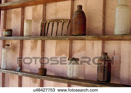 Old jars on shelves in barn, USA, New Mexico, Lincoln View Large Photo Image Stock Image - Old jars on shelves in barn, USA, New Mexico, Lincoln. Fotosearch