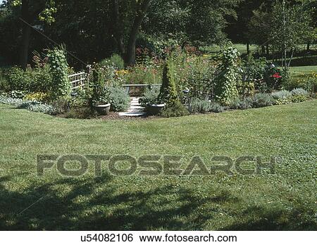 Plants in countryside garden View Large Photo Image Stock Photograph - Plants in countryside garden. Fotosearch