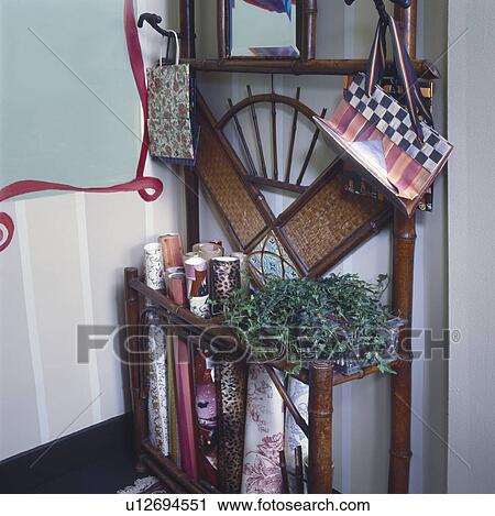 Rolls of wrapping papers and paper bags in corner View Large Photo Image Stock Image - Rolls of wrapping papers and paper bags in corner. Fotosearch