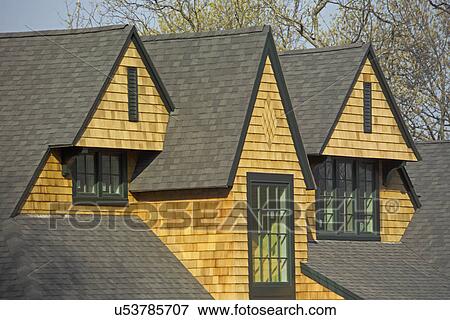 Shingled roof of single family home View Large Photo Image Stock Photo - Shingled roof of single family home. Fotosearch