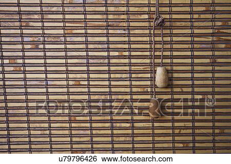 Strings on wooden blinds; Seal Beach; California; USA View Large Photo Image Stock Photograph - Strings on wooden blinds; Seal Beach; California; USA. Fotosearch