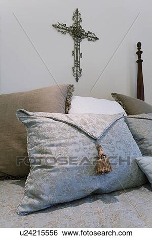 Tassel on throw pillow; Laguna Beach; California; USA View Large Photo Image Stock Photograph - Tassel on throw pillow; Laguna Beach; California; USA. Fotosearch