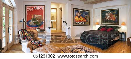 Traditional bedroom, California, USA View Large Photo Image Stock Image - Traditional bedroom, California, USA. Fotosearch