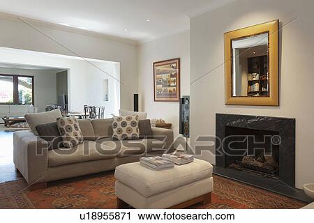 Traditional living room with fireplace; Sydney; Australia View Large Photo Image Stock Image - Traditional living room with fireplace; Sydney; Australia. Fotosearch