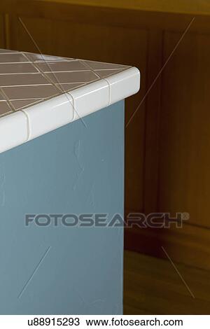 White tile countertop; Carpinteria; California; USA View Large Photo Image Stock Image - White tile countertop; Carpinteria; California; USA. Fotosearch