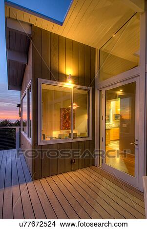 Picture - Windows in a residential remodel, Oakland, California, USA. Fotosearch