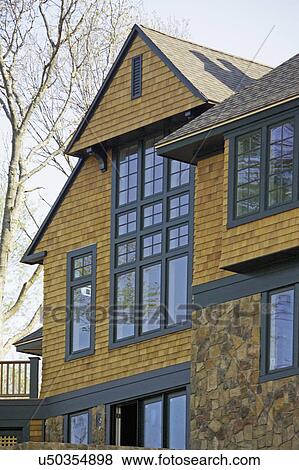 Stock Photo - Windows of a single family home. Fotosearch