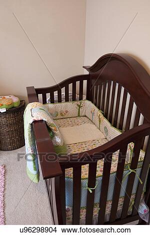 Wooden Baby Crib Laguna Beach California Usa Picture