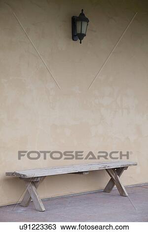 Wooden bench along home; Bakersfield; California; USA View Large Photo Image Stock Image - Wooden bench along home; Bakersfield; California; USA. Fotosearch