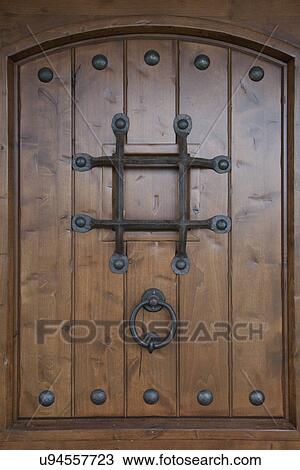 Wooden door with speakeasy; Bakersfield; California; USA View Large Photo Image Stock Image - Wooden door with speakeasy; Bakersfield; California; USA. Fotosearch