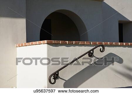 Wrought iron hand rail; Irvine; California; USA View Large Photo Image Stock Photo - Wrought iron hand rail; Irvine; California; USA. Fotosearch