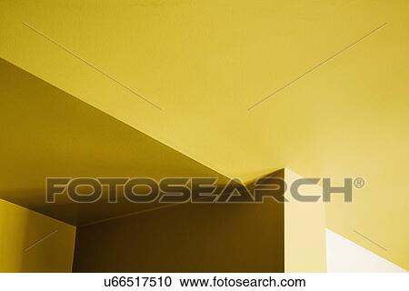 Yellow wall and ceiling architectural detail; Corona Del Mar; California; USA View Large Photo Image Stock Image - Yellow wall and ceiling architectural detail; Corona Del Mar; California; USA. Fotosearch