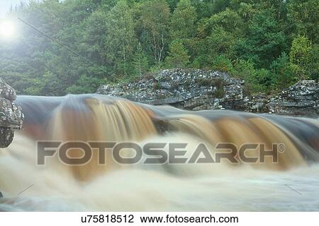 Close up view of remote waterfall, Scottish Highlands, Scotland, UK View Large Photo Image Stock Image - Close up view of remote waterfall, Scottish Highlands, Scotland, UK. Fotosearch