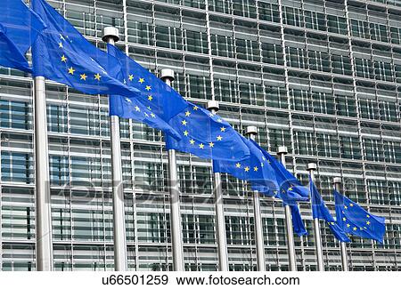 Stock Photo - European parliament building, Brussels, Belgium. Fotosearch