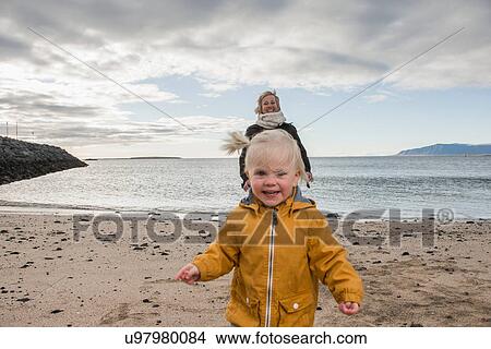 Grandmother and toddler at coast View Large Photo Image Picture - Grandmother and toddler at coast. Fotosearch