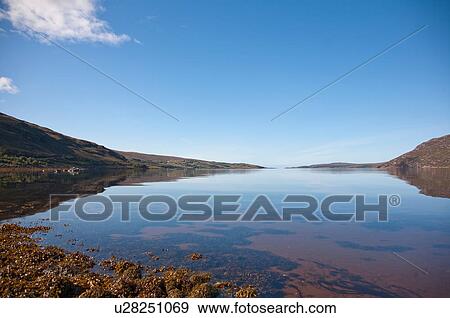 Peaceful view of loch, Scottish Highlands, Scotland, UK View Large Photo Image Stock Photo - Peaceful view of loch, Scottish Highlands, Scotland, UK. Fotosearch