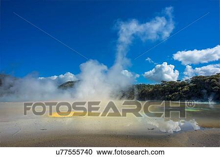 "Artist's Palette" geothermal feature, Waiotapu Thermal Area, Rotorua, New Zealand View Large Photo Image Stock Image - "Artist's Palette" geothermal feature, Waiotapu Thermal Area, Rotorua, New Zealand. Fotosearch