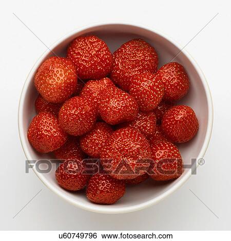 Bowl of strawberries View Large Photo Image Stock Photograph - Bowl of strawberries. Fotosearch