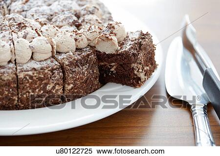 Stock Photography - Chocolate cake. Fotosearch