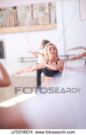 Females enjoying aerobic class View Large Photo Image Picture - Females enjoying aerobic class. Fotosearch