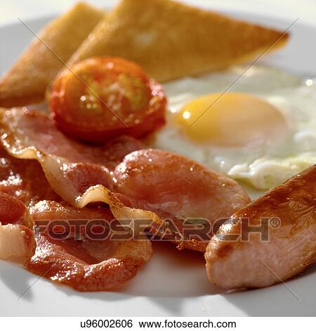 Full English breakfast View Large Photo Image Stock Photograph - Full English breakfast. Fotosearch