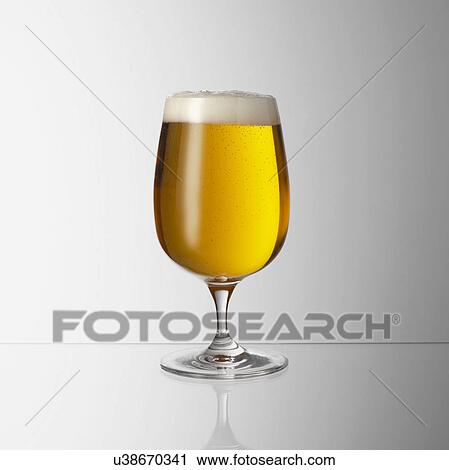 Glass of beer View Large Photo Image Stock Image - Glass of beer. Fotosearch
