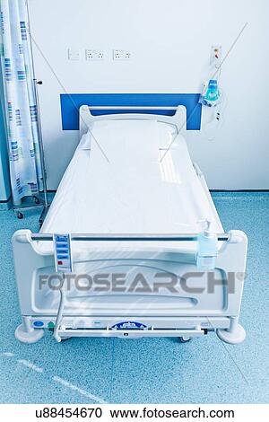 Hospital bed View Large Photo Image Stock Image - Hospital bed. Fotosearch