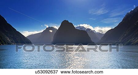 Milford Sound, Fiordland, South Island, Southland, New Zealand View Large Photo Image Stock Photo - Milford Sound, Fiordland, South Island, Southland, New Zealand. Fotosearch