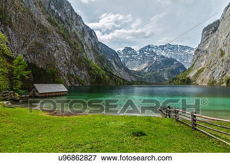 Obersee lake, Bavaria, Germany View Large Photo Image Stock Photo - Obersee lake, Bavaria, Germany. Fotosearch