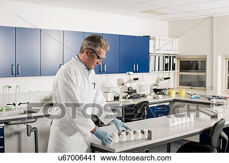 Scientist working in laboratory View Large Photo Image Stock Image - Scientist working in laboratory. Fotosearch