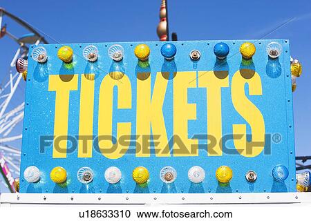 Stock Image - Amusement park. Fotosearch