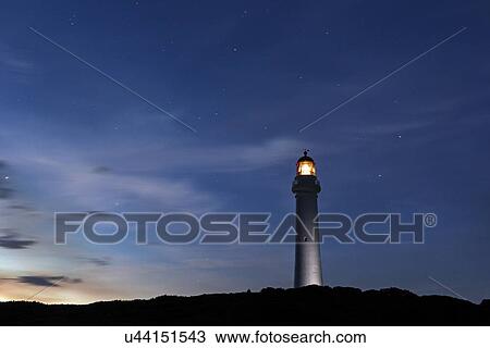 Stock Image - Australia, Victoria, Aireys Inlet, Lighthouse. Fotosearch