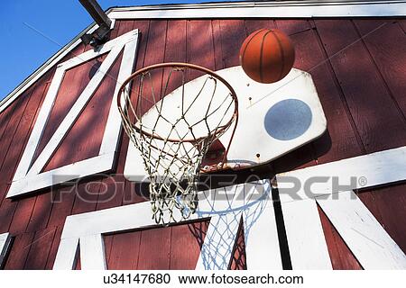 Basketball outside barn View Large Photo Image Stock Image - Basketball outside barn. Fotosearch