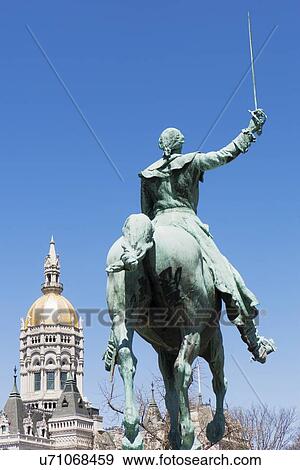 Capitol building statue View Large Photo Image Stock Photo - Capitol building statue. Fotosearch