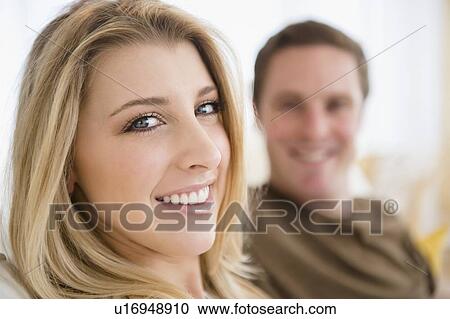 Close-up of happy couple View Large Photo Image Stock Image - Close-up of happy couple. Fotosearch